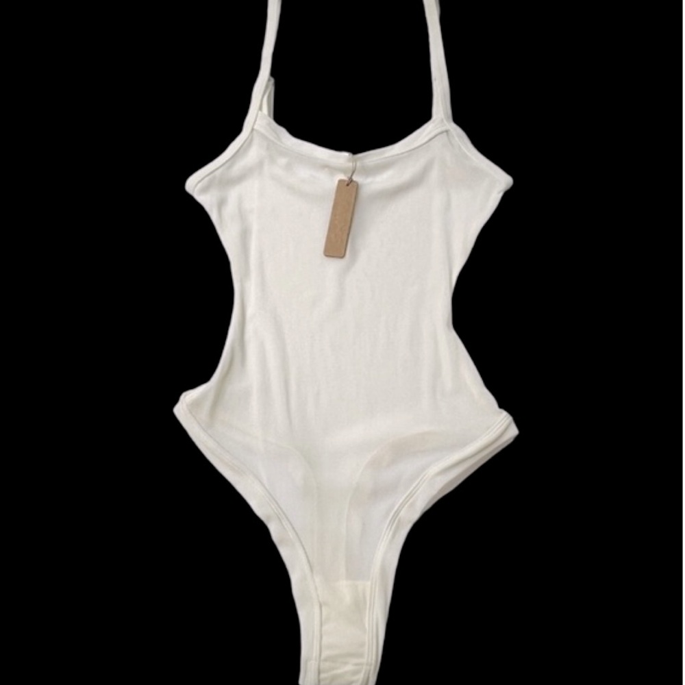Discontinued Sheer Summer Mesh Strappy Cami Bodysuit